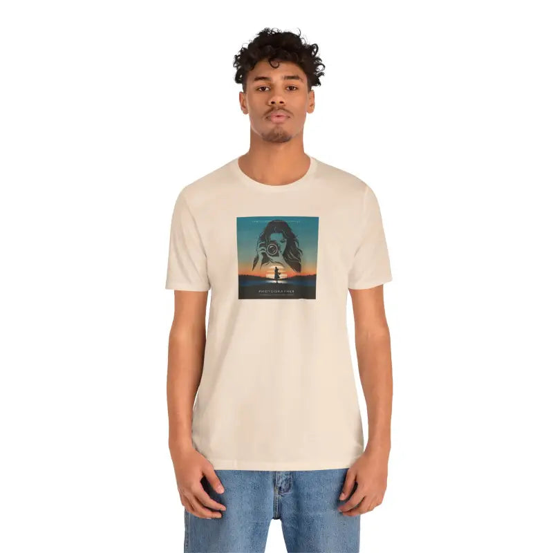 Snap Happy Unisex Jersey Tee - Photographer's Comfy Companion - DipaliZ
