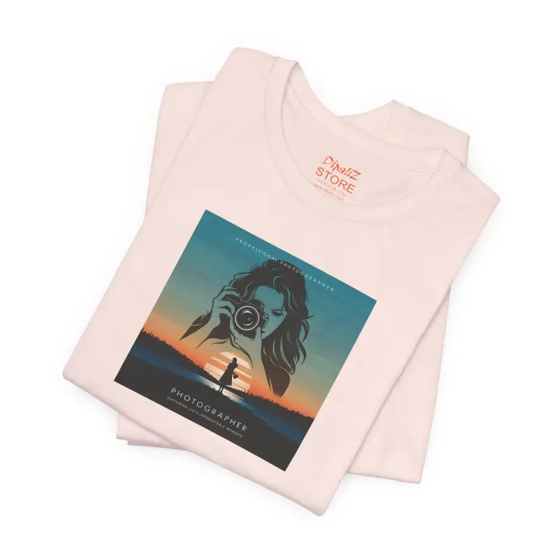 Snap Happy Unisex Jersey Tee - Photographer's Comfy Companion - DipaliZ