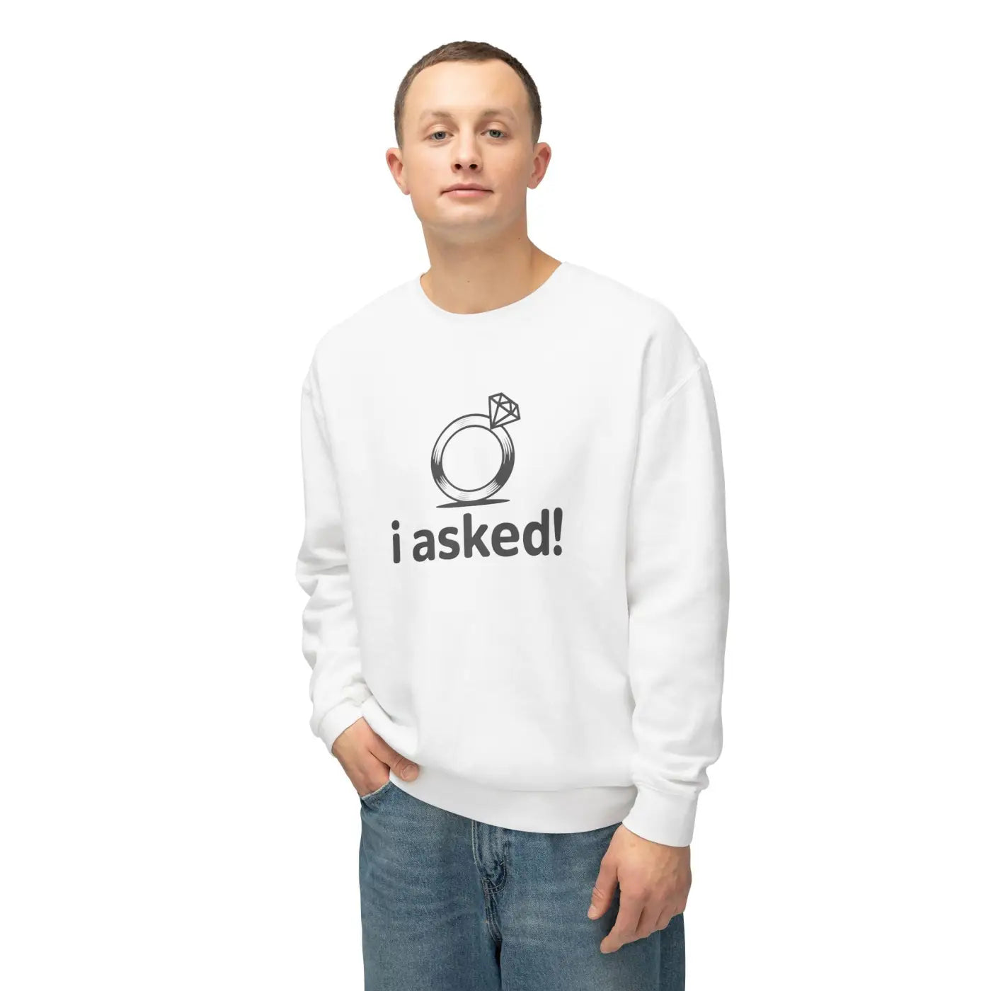 Proposal Sweatshirt - Engagement Celebration Cozy Style - DipaliZ