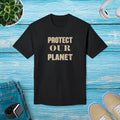 Earth Day Tee Cotton T-Shirt - Protect Our Planet - DipaliZ