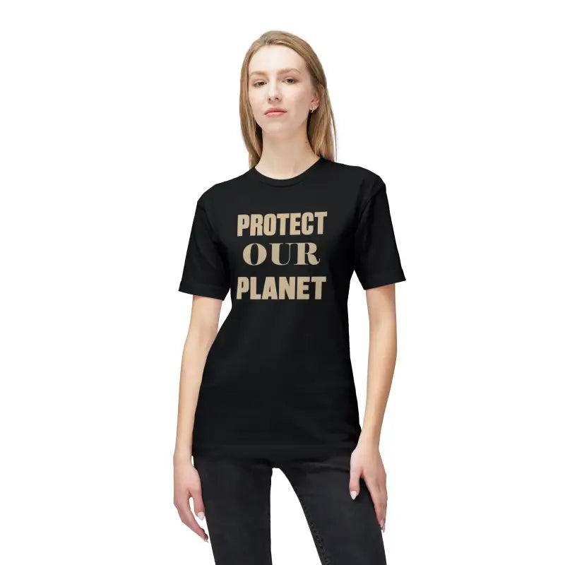 Earth Day Tee Cotton T-Shirt - Protect Our Planet - DipaliZ