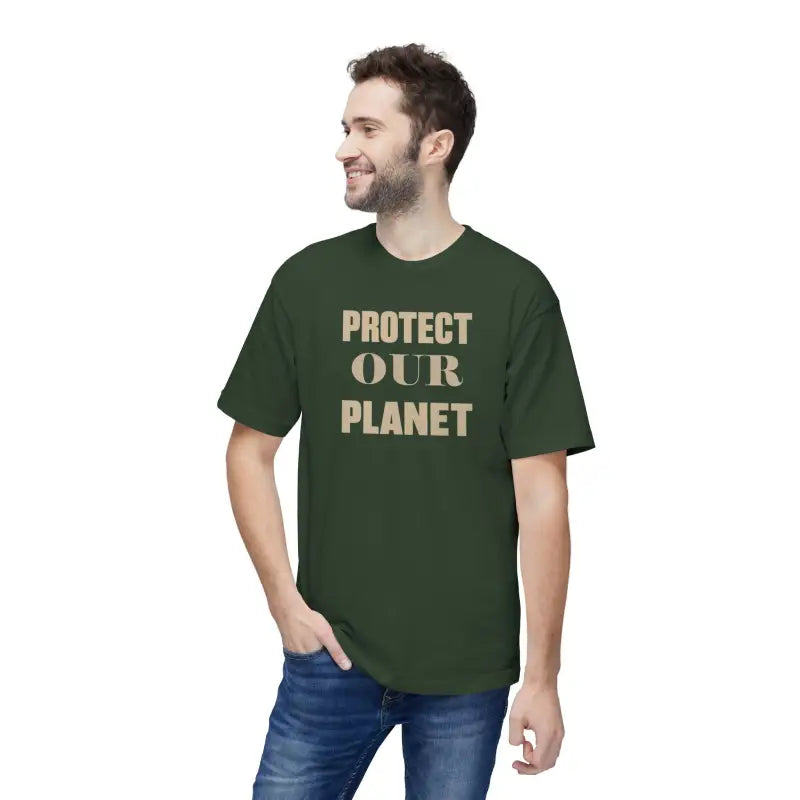 Earth Day Tee Cotton T-Shirt - Protect Our Planet - DipaliZ