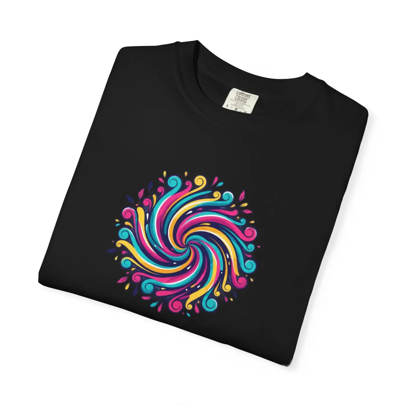 Psychedelic Swirl Graphic Tee - Vintage Vibes Style - DipaliZ