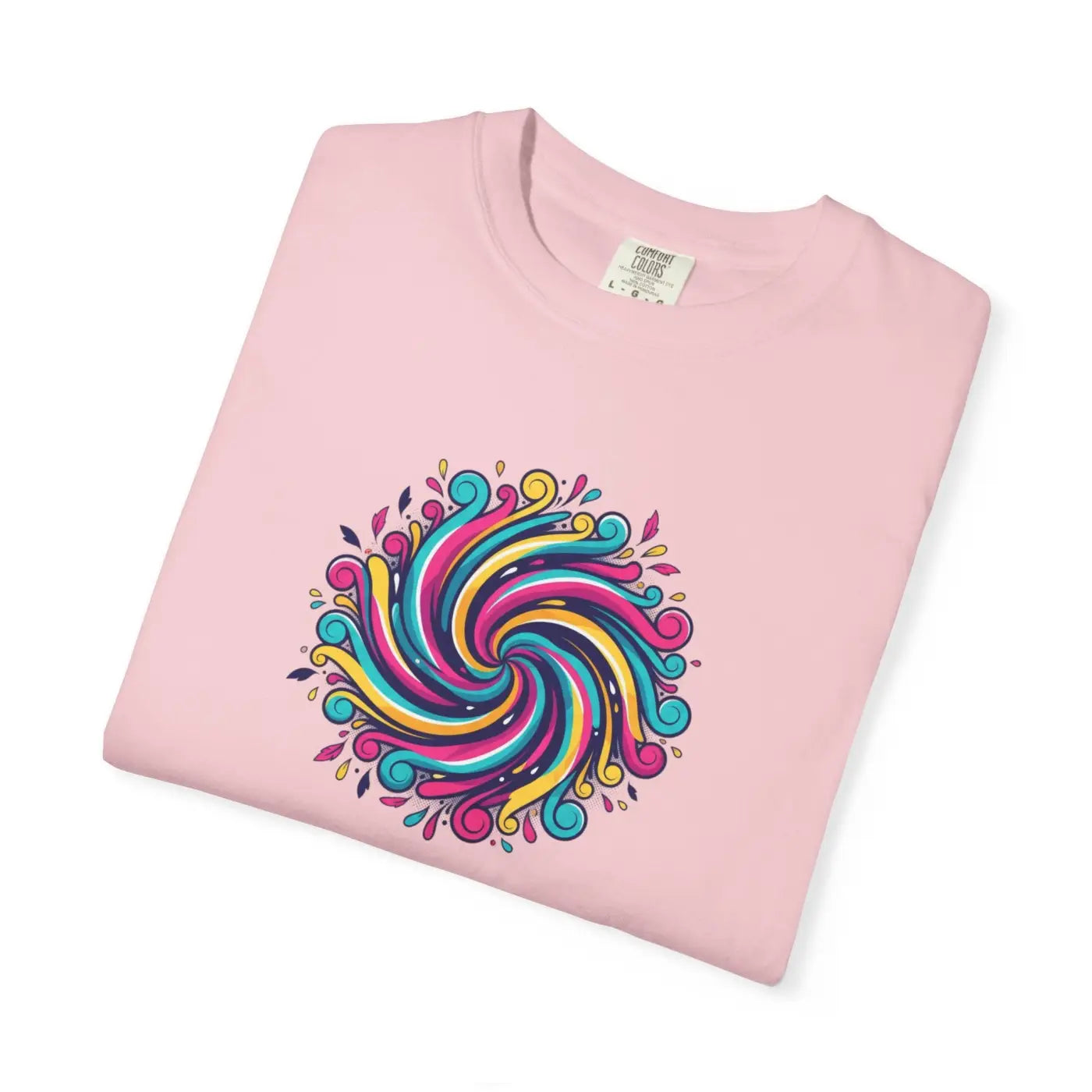 Psychedelic Swirl Graphic Tee - Vintage Vibes Style - DipaliZ