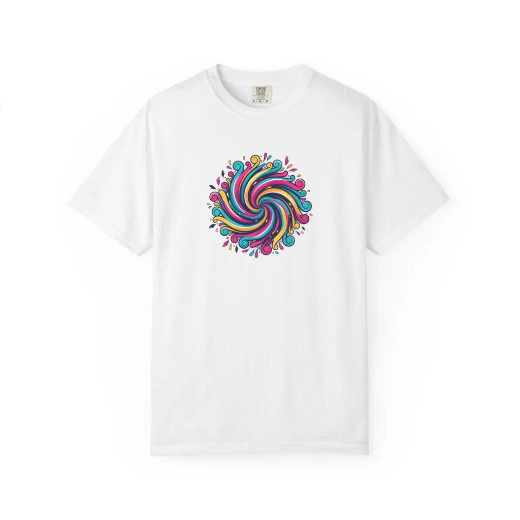 Psychedelic Swirl Graphic Tee - Vintage Vibes Style - DipaliZ