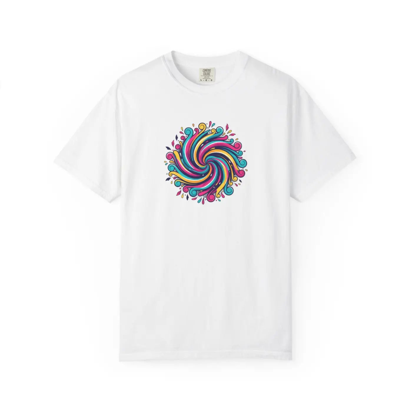 Psychedelic Swirl Graphic Tee - Vintage Vibes Style - DipaliZ