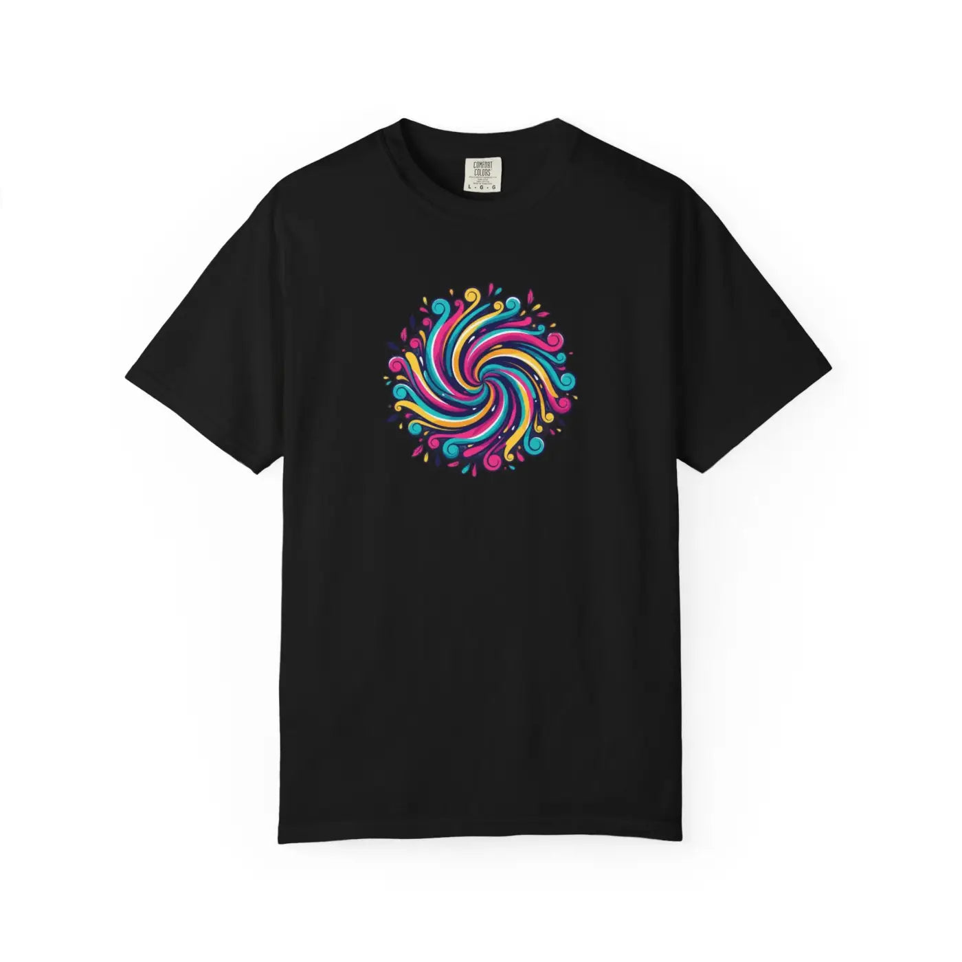 Psychedelic Swirl Graphic Tee - Vintage Vibes Style - DipaliZ