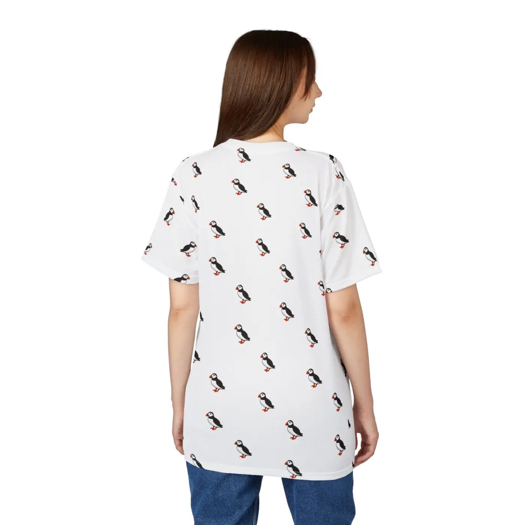 Puffin Bird Unisex Cut and Sew Tee - Globally Sourced - DipaliZ