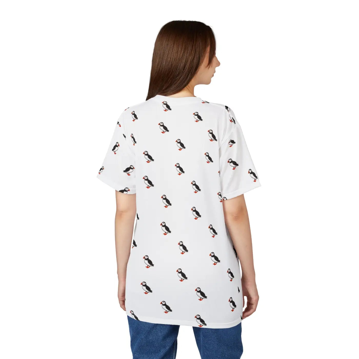 Puffin Bird Unisex Cut and Sew Tee - Globally Sourced - DipaliZ