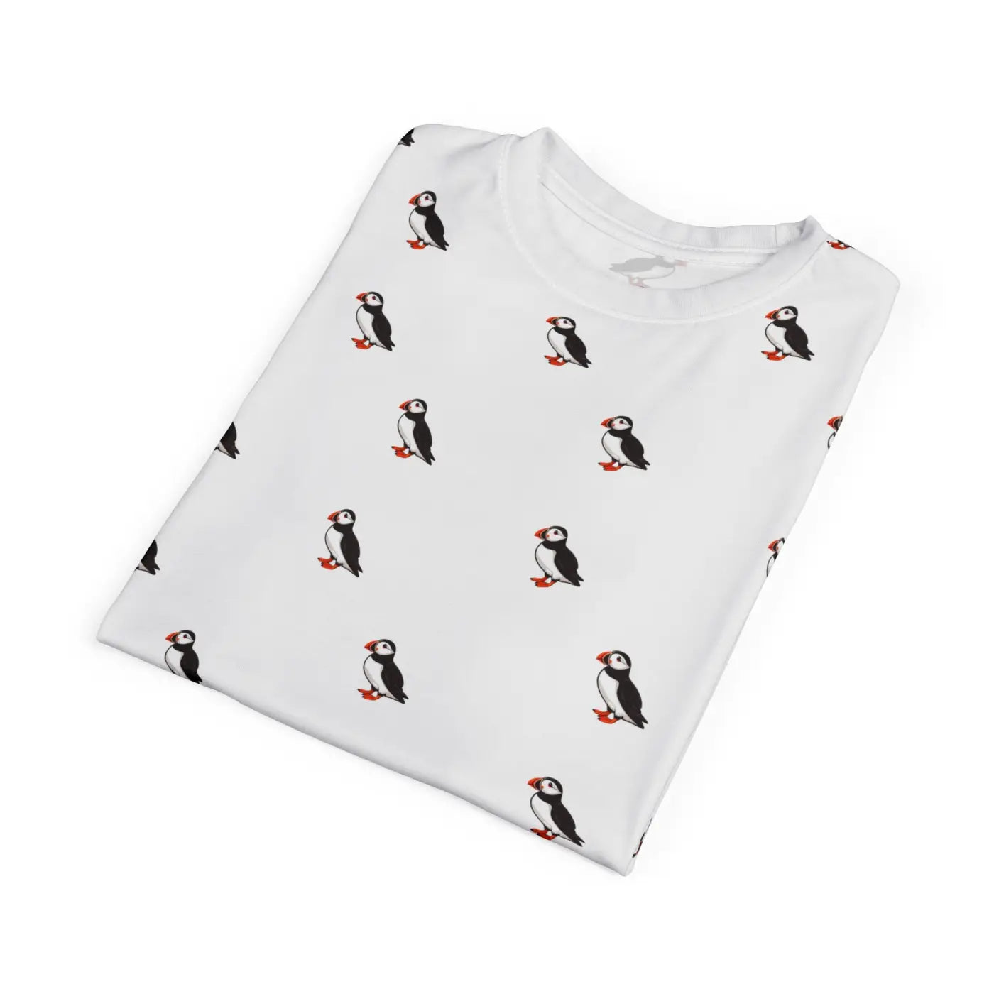 Puffin Bird Unisex Cut and Sew Tee - Globally Sourced - DipaliZ