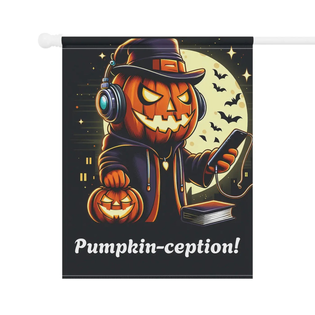 Jack-O'-Lantern House Banner - Halloween Magic Poly Poplin - DipaliZ