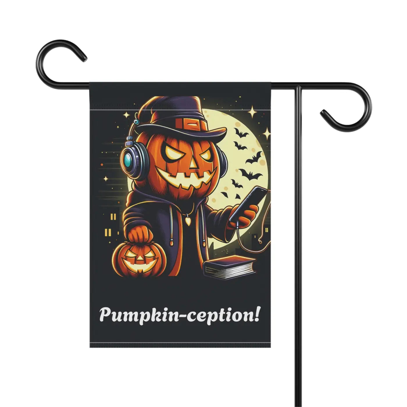 Jack-O'-Lantern House Banner - Halloween Magic Poly Poplin - DipaliZ