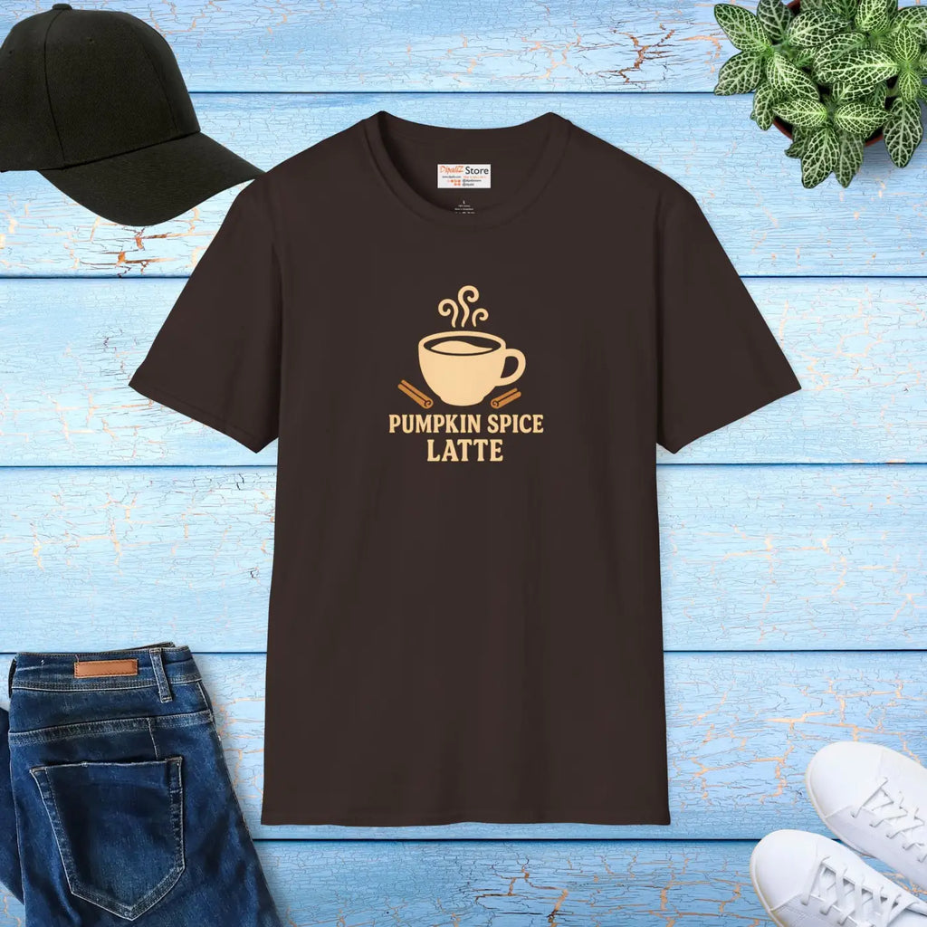 Cozy Fall Tee - Pumpkin Spice Latte Vibes - DipaliZ