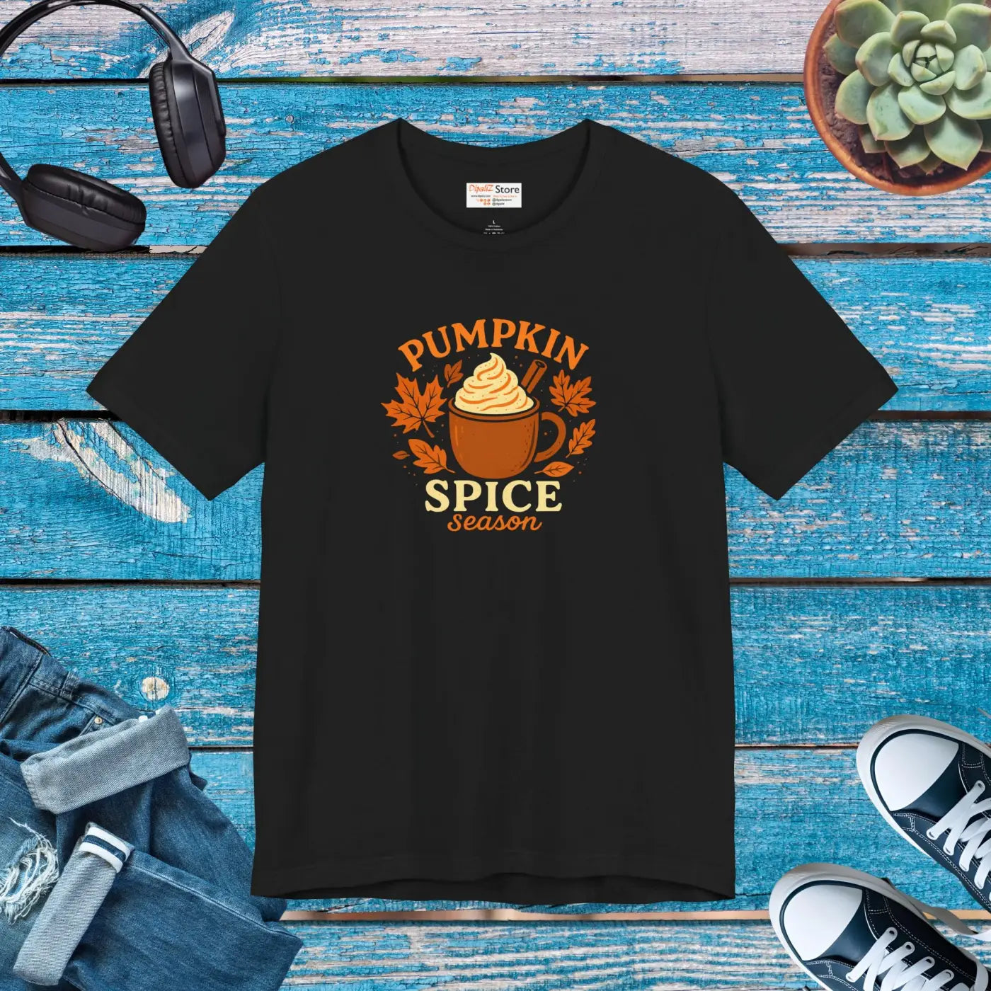 Pumpkin Spice Season Tee - Cozy Fall Vibes Unisex - DipaliZ