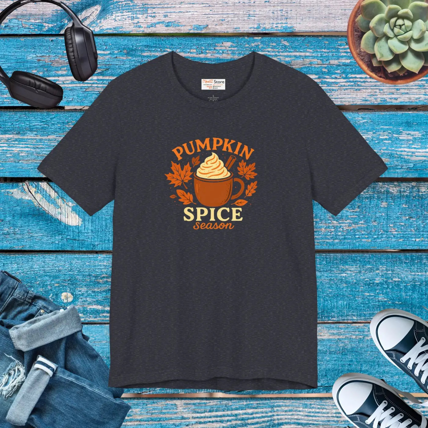 Pumpkin Spice Season Tee - Cozy Fall Vibes Unisex - DipaliZ