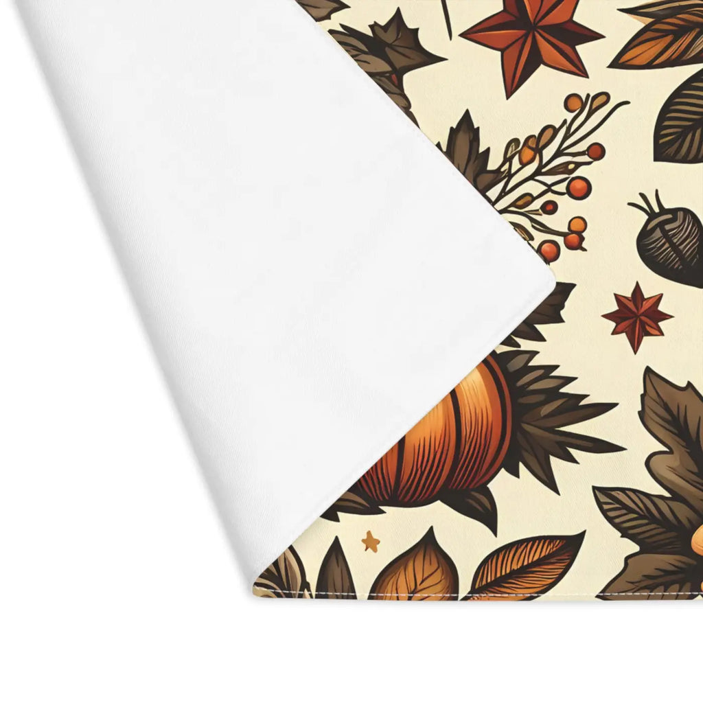 Festive Pumpkins Placemat - Thanksgiving Table Decor - DipaliZ