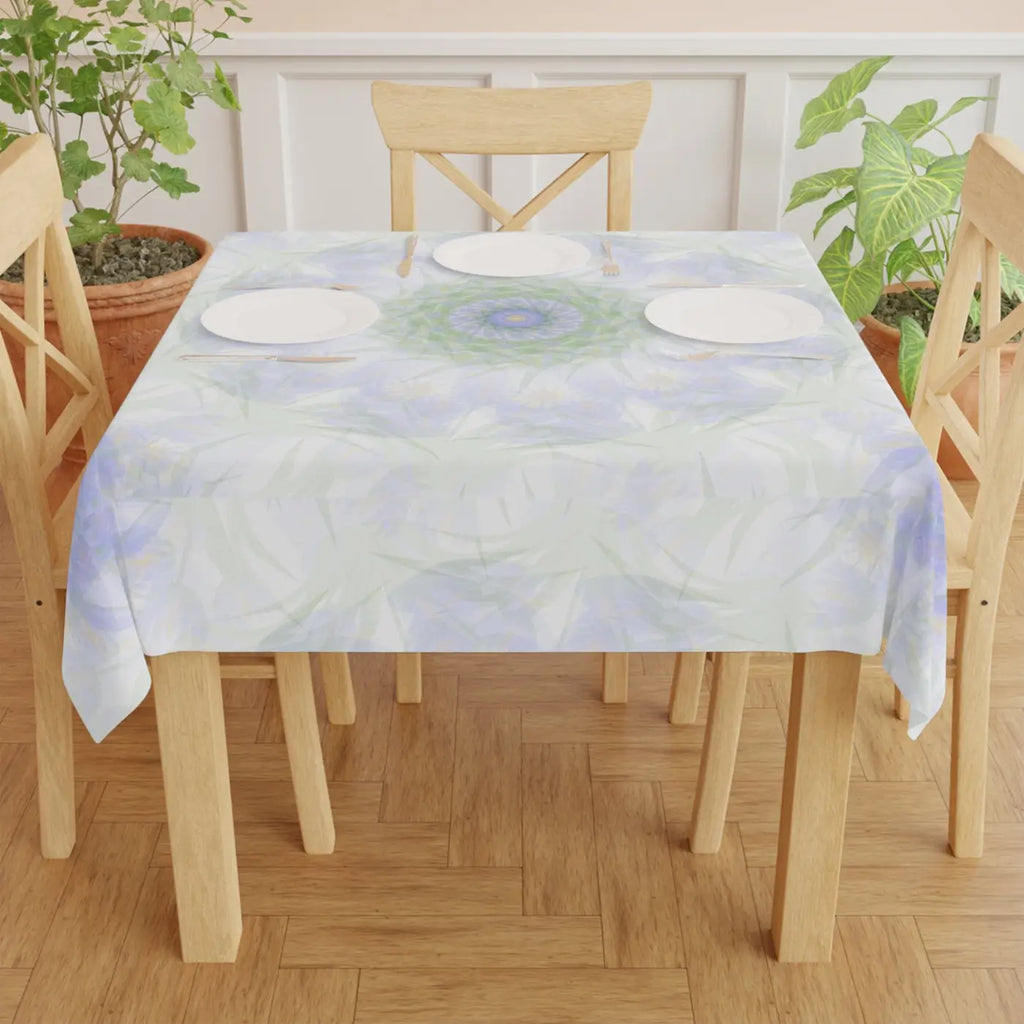 Purple Geometric Pattern Tablecloth - Dining Elegance - DipaliZ