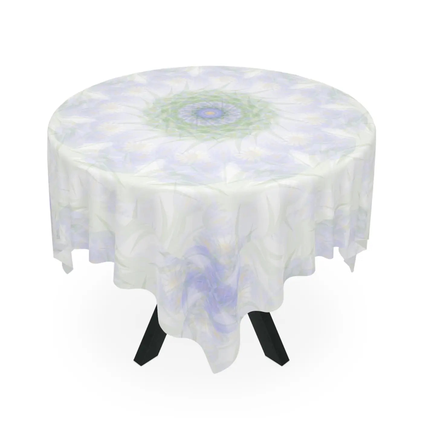 Purple Geometric Pattern Tablecloth - Dining Elegance - DipaliZ