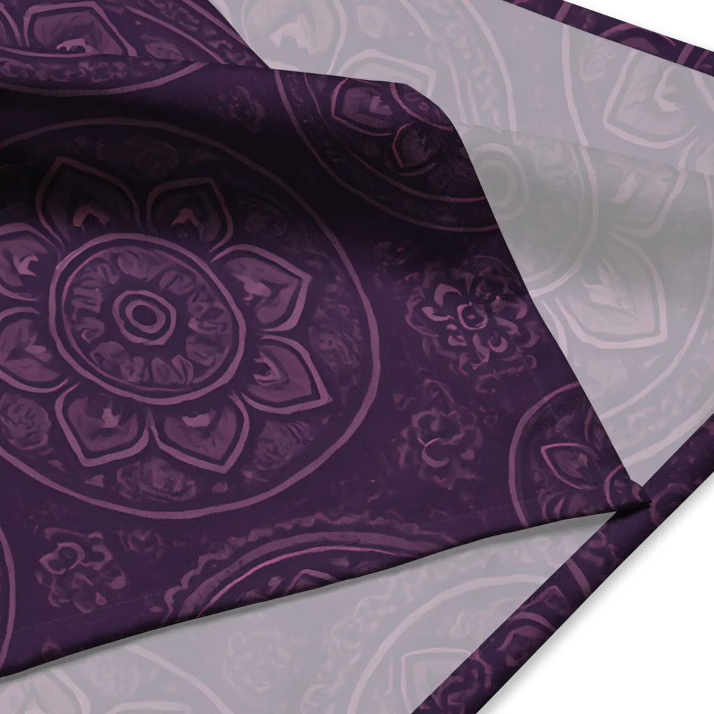 Purple Mandala Print Bandana - Statement Maker - DipaliZ