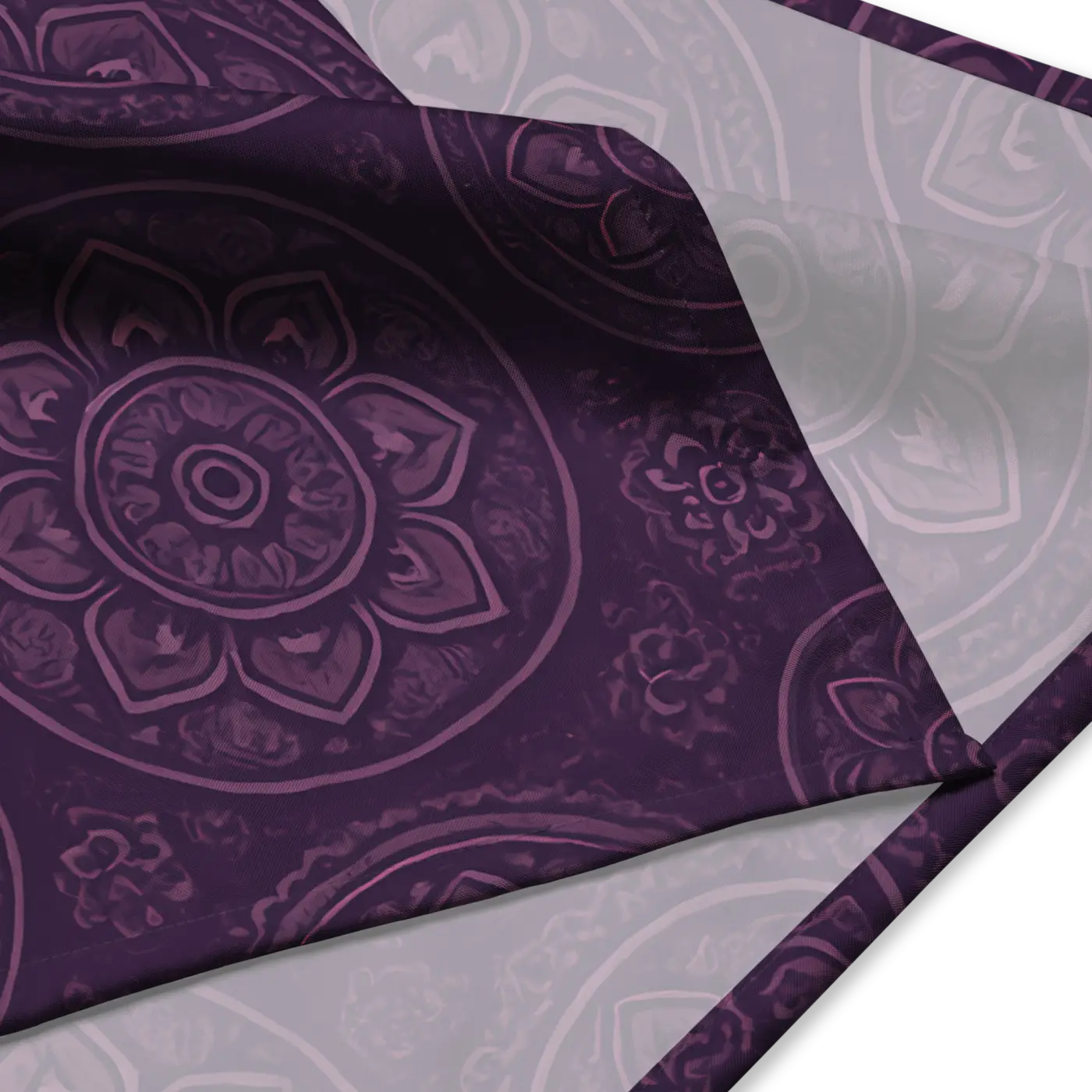 Purple Mandala Print Bandana - Statement Maker - DipaliZ