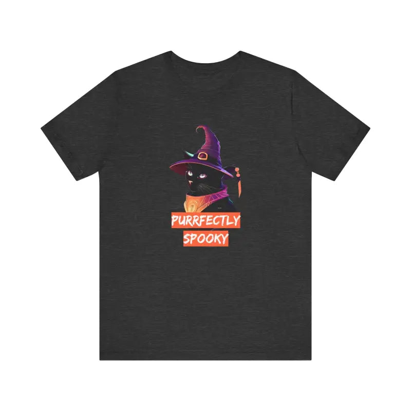 Spooky Cat Witch Tee - Unisex Jersey Short Sleeve - DipaliZ