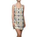 Nordic Snowflake Print Racerback Dress - Cozy Winter AOP - DipaliZ