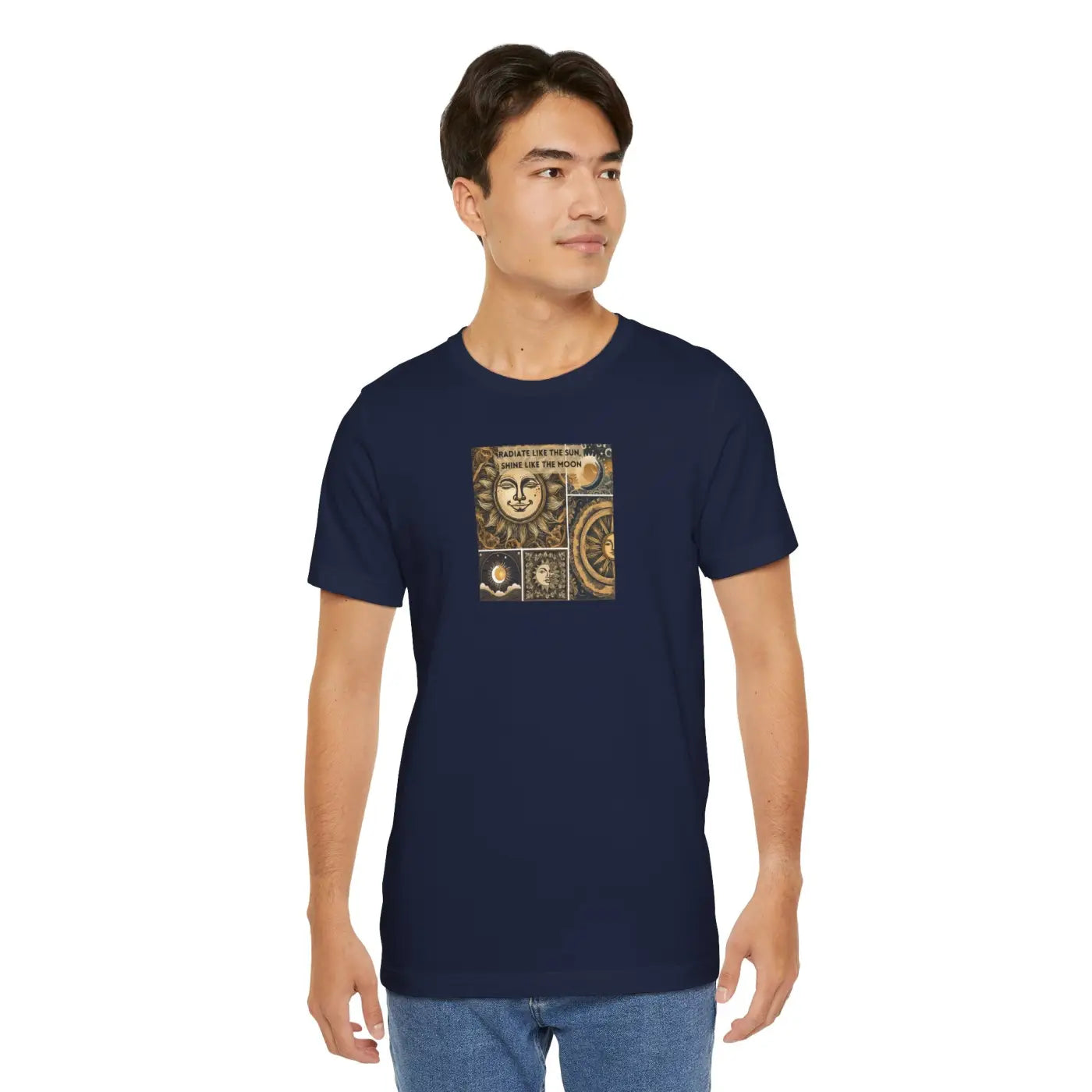 Unisex Jersey Short Sleeve Tee - Soft Cotton Celestial - DipaliZ