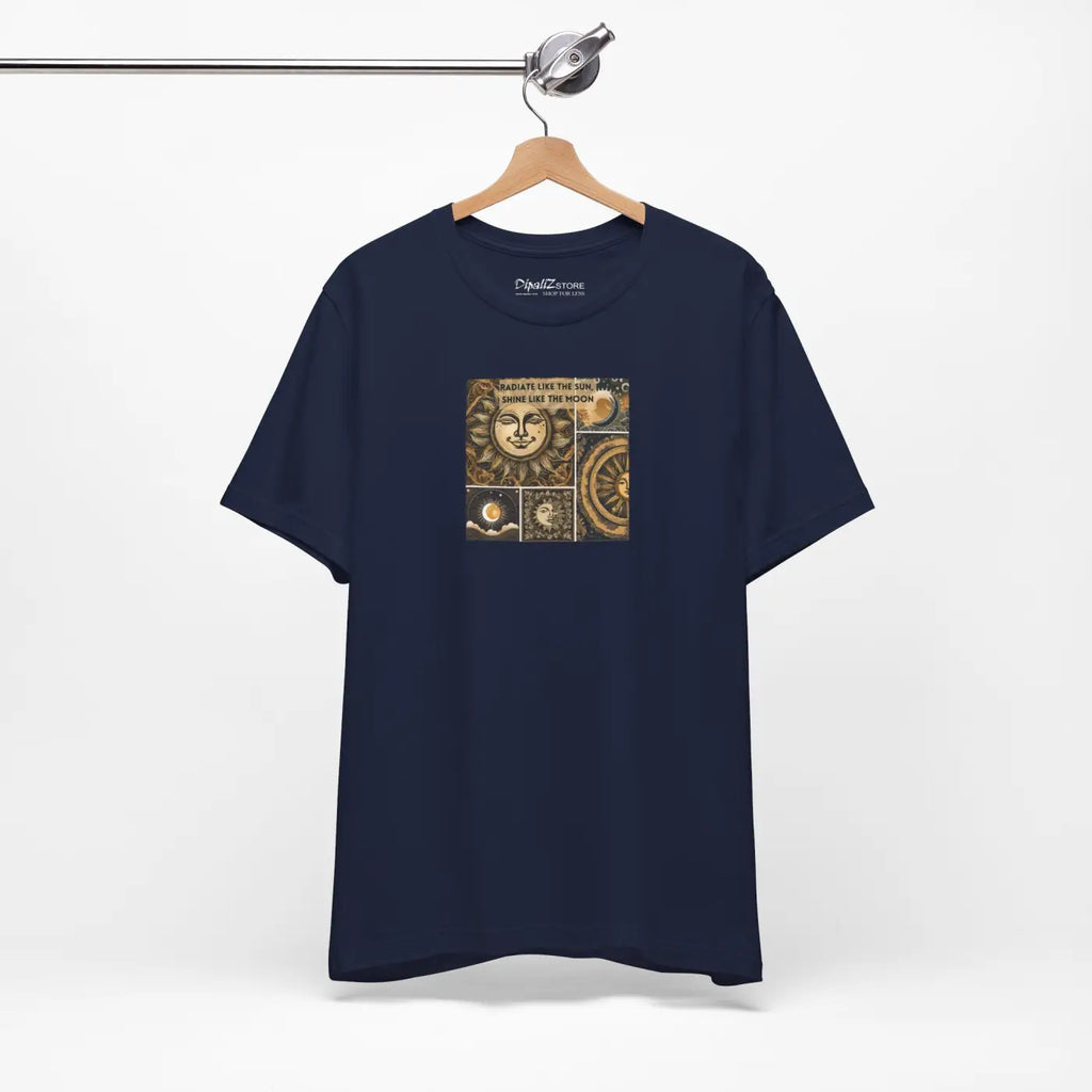 Unisex Jersey Short Sleeve Tee - Soft Cotton Celestial - DipaliZ