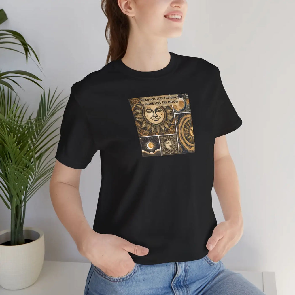 Unisex Jersey Short Sleeve Tee - Soft Cotton Celestial - DipaliZ
