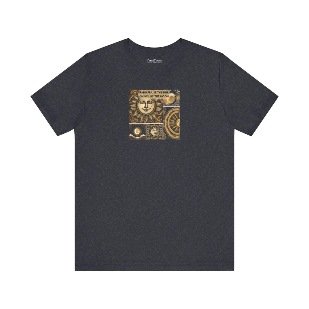 Unisex Jersey Short Sleeve Tee - Soft Cotton Celestial - DipaliZ