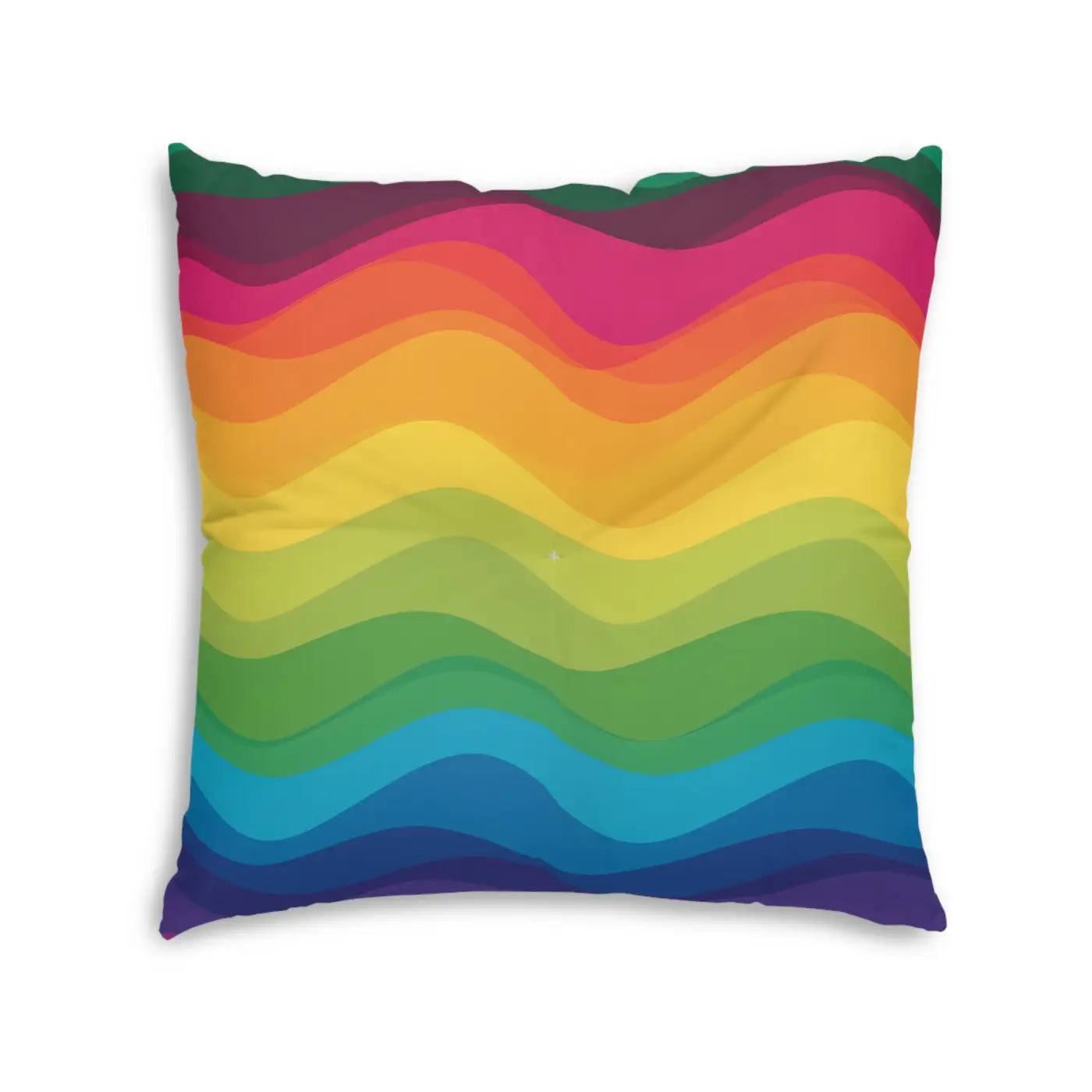Wave Floor Pillow - Rainbow Comfort Vibe Design - DipaliZ