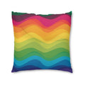 Wave Floor Pillow - Rainbow Comfort Vibe Design - DipaliZ