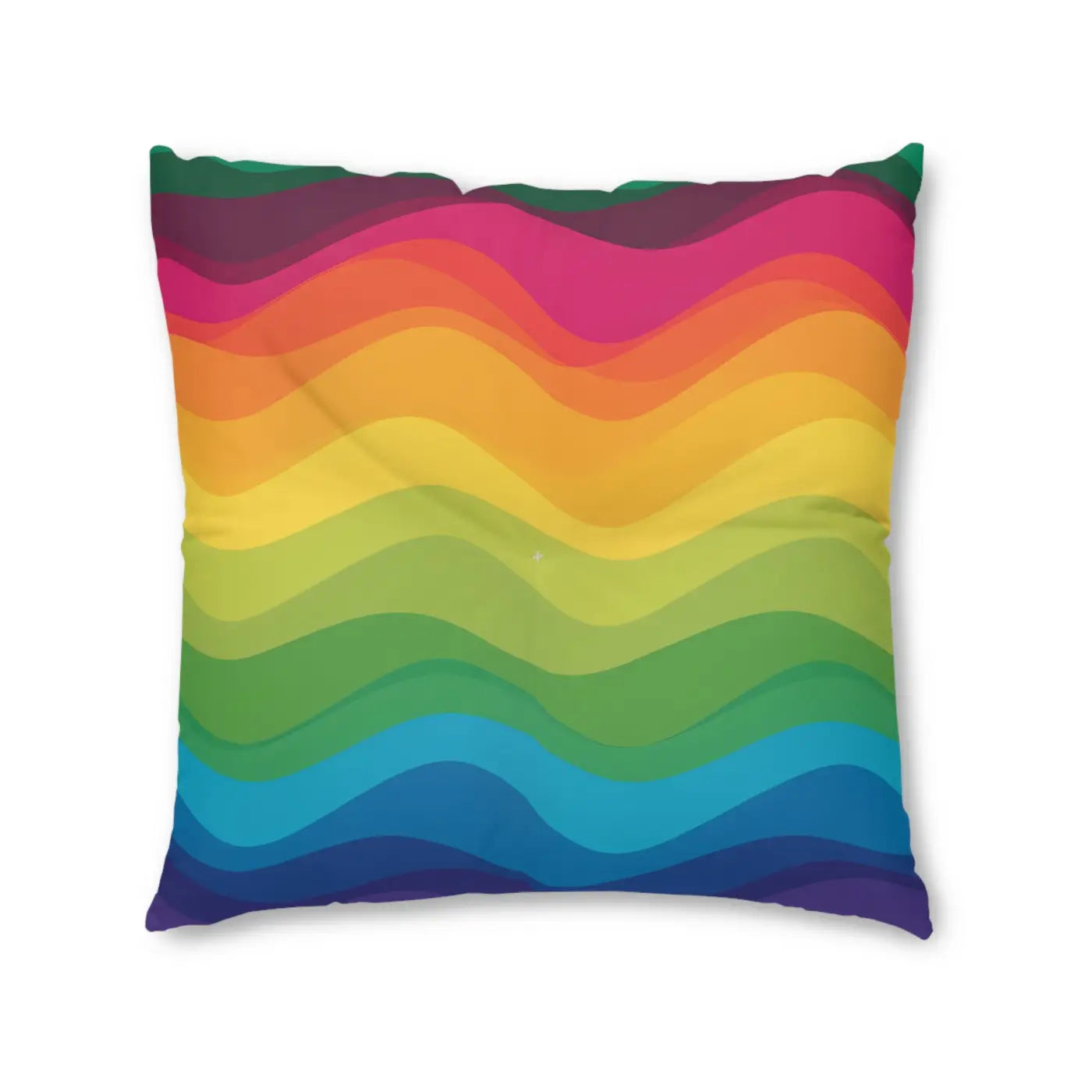 Wave Floor Pillow - Rainbow Comfort Vibe Design - DipaliZ