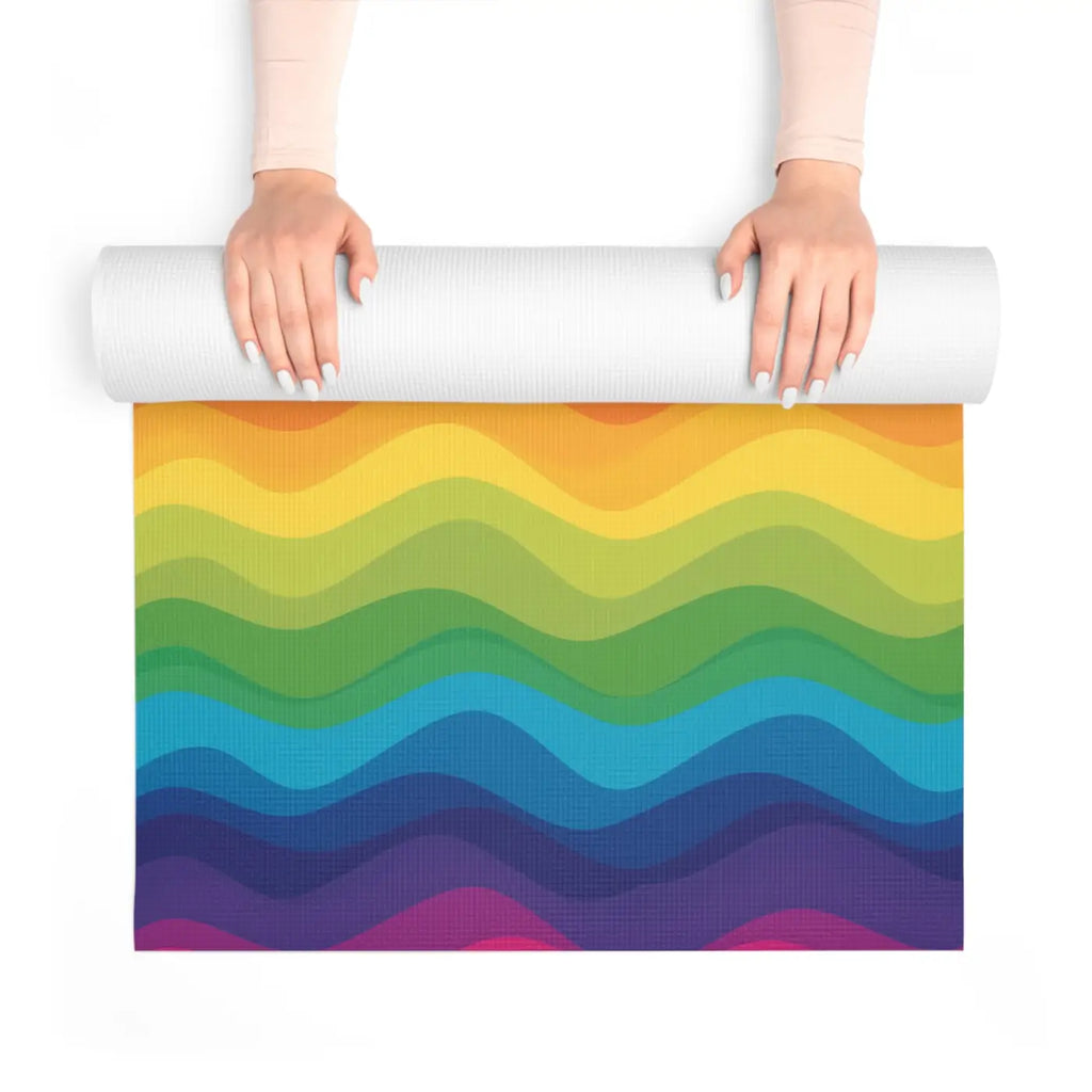 Electric Foam Yoga Mat - Energizing Comfort Grip Practice Space - DipaliZ