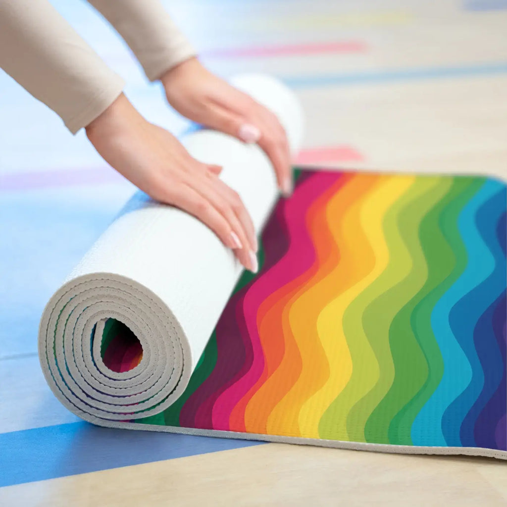Electric Foam Yoga Mat - Energizing Comfort Grip Practice Space - DipaliZ
