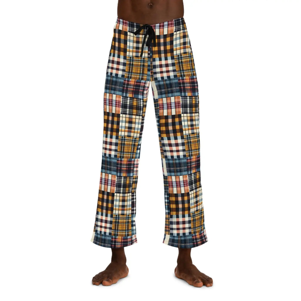 Vibrant Yellow Plaid Pajama Pants - Cozy Loungewear - DipaliZ