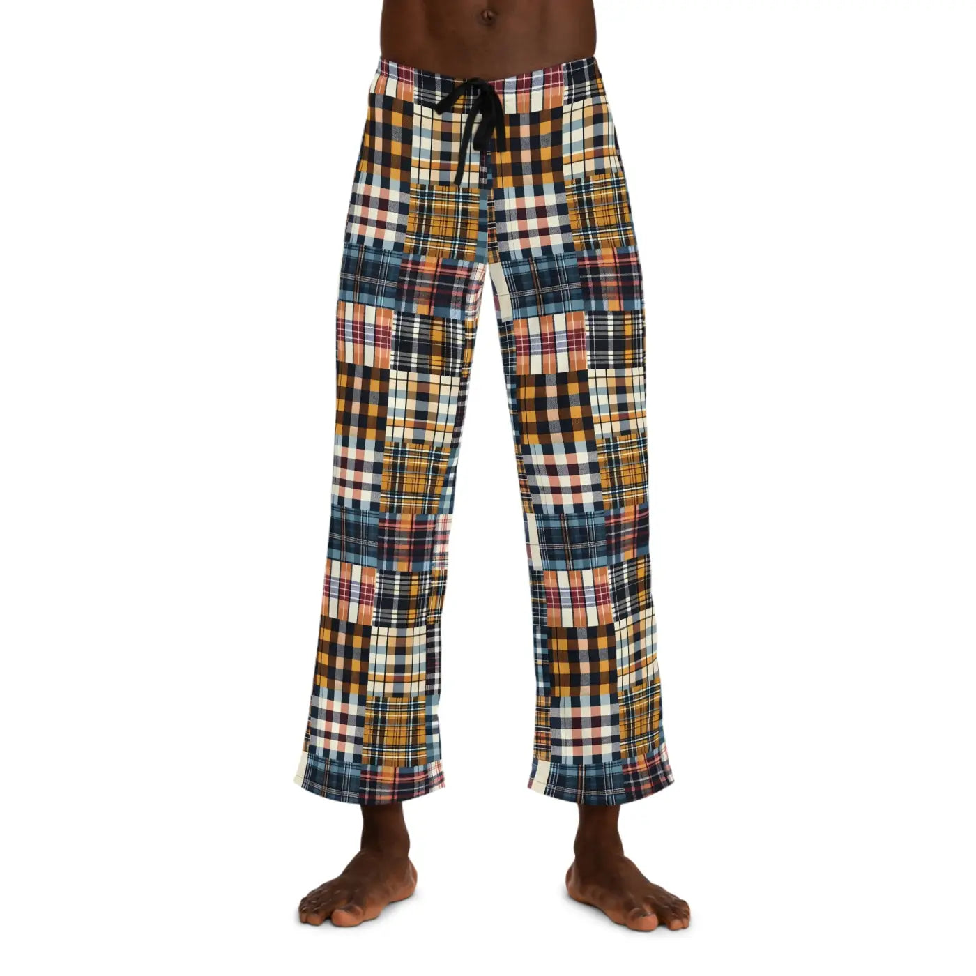 Vibrant Yellow Plaid Pajama Pants - Cozy Loungewear - DipaliZ