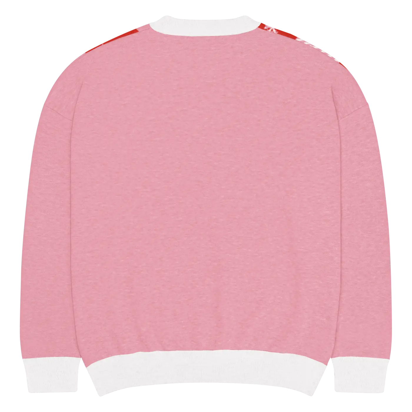 Red Buffalo Check Pattern Knitted Crew Sweater - DipaliZ