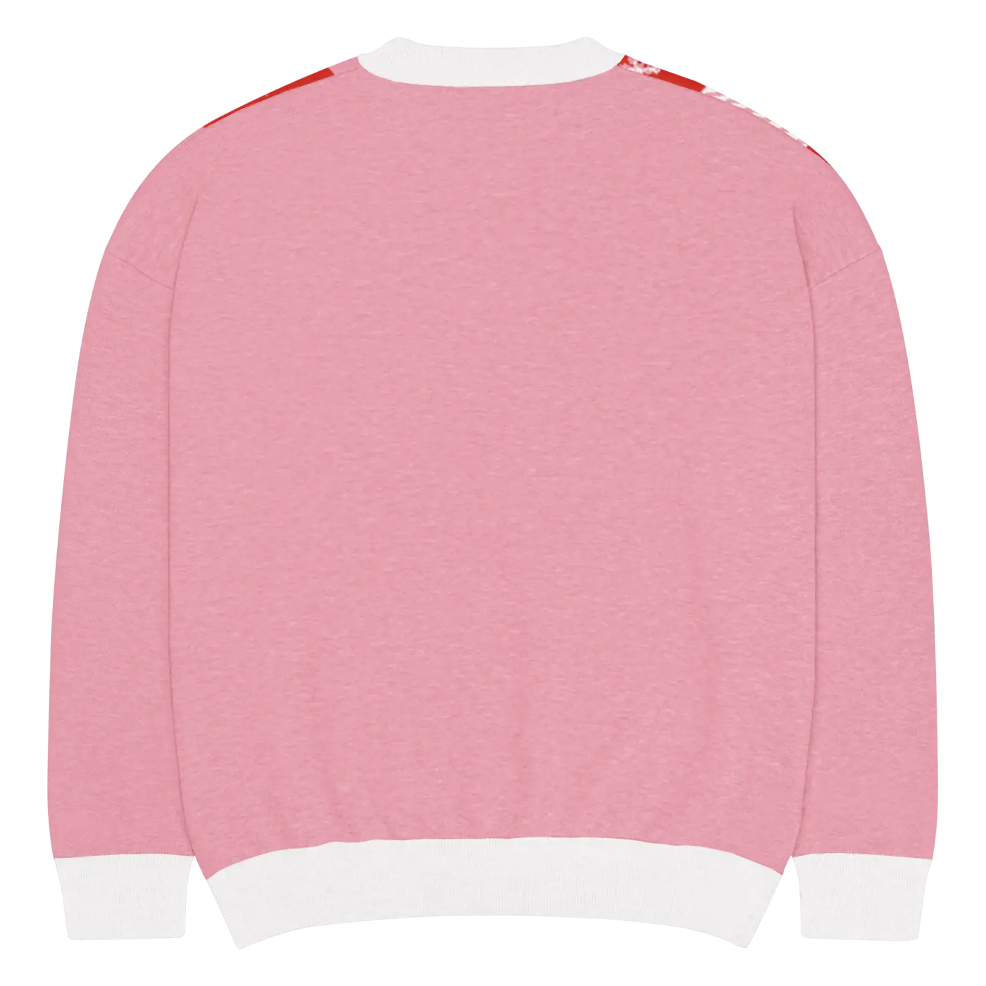 Red Buffalo Check Pattern Knitted Crew Sweater - DipaliZ