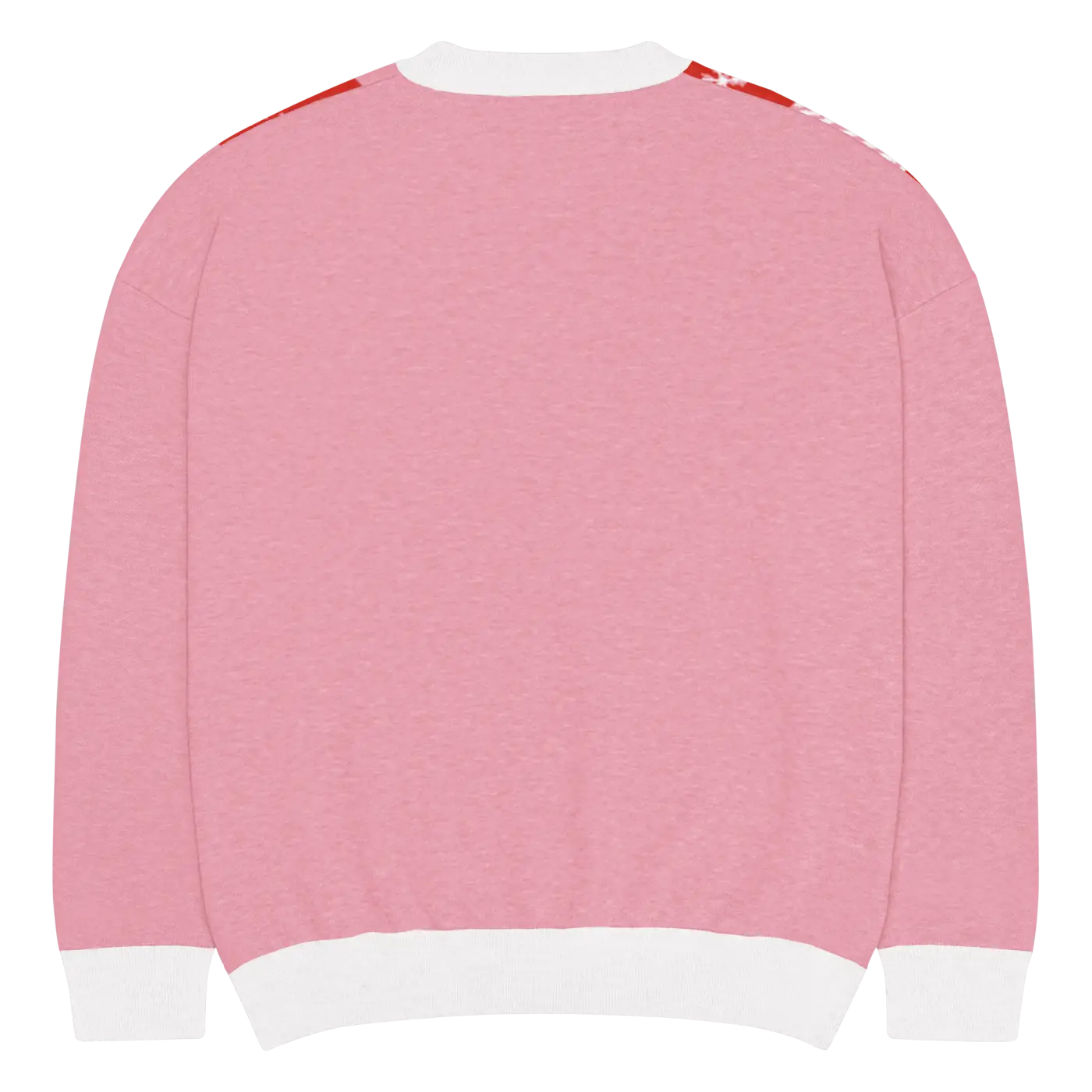 Red Buffalo Check Pattern Knitted Crew Sweater - DipaliZ