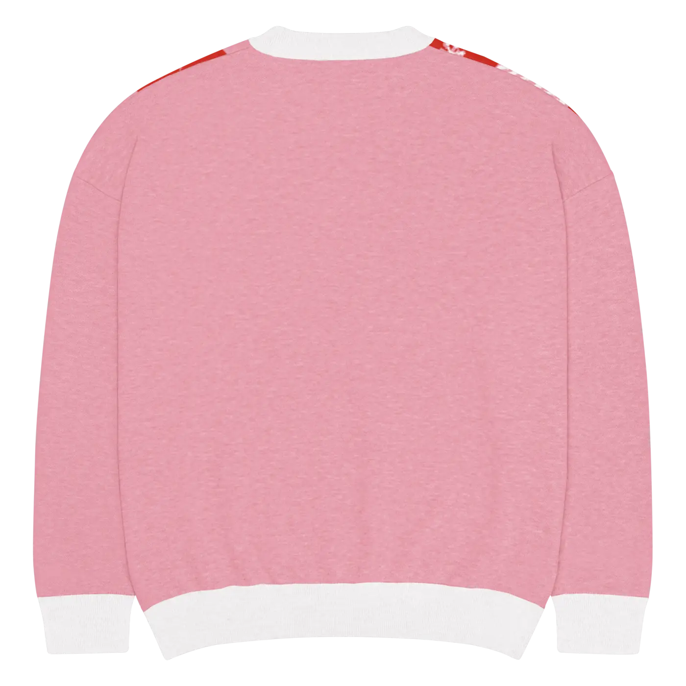 Red Buffalo Check Pattern Knitted Crew Sweater - DipaliZ