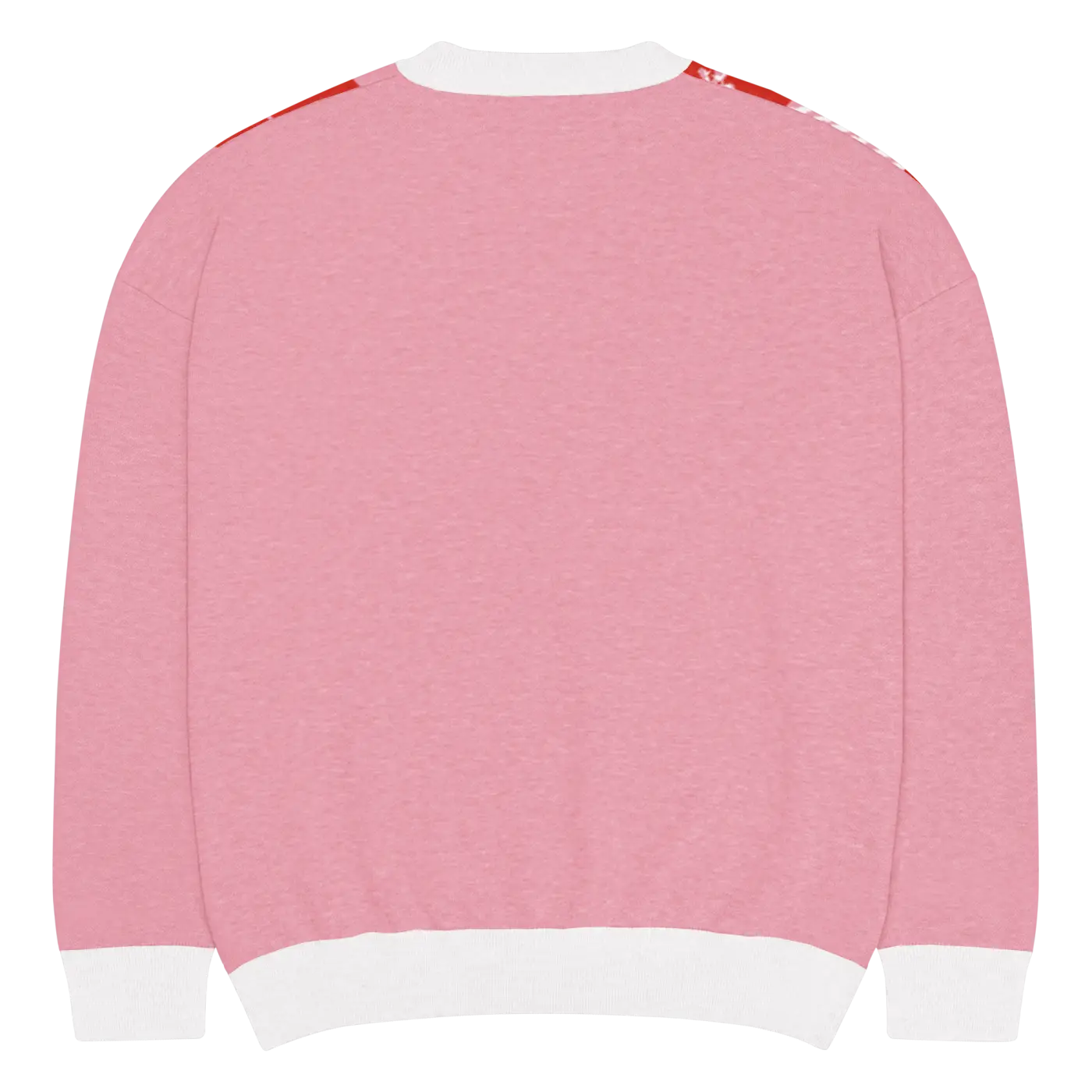 Red Buffalo Check Pattern Knitted Crew Sweater - DipaliZ
