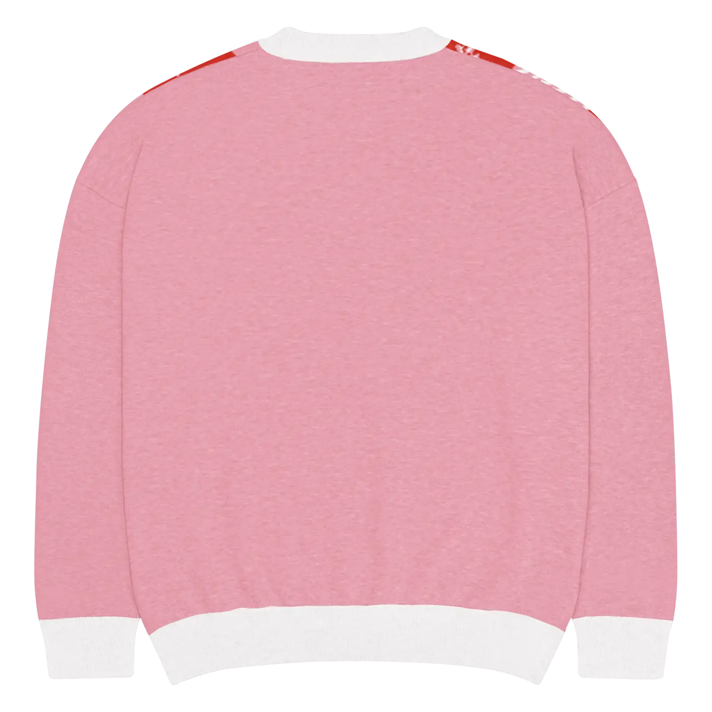 Red Buffalo Check Pattern Knitted Crew Sweater - DipaliZ
