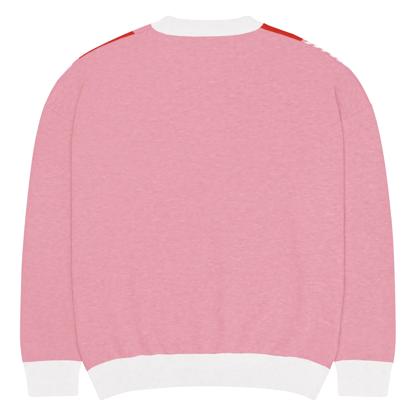 Red Buffalo Check Pattern Knitted Crew Sweater - DipaliZ