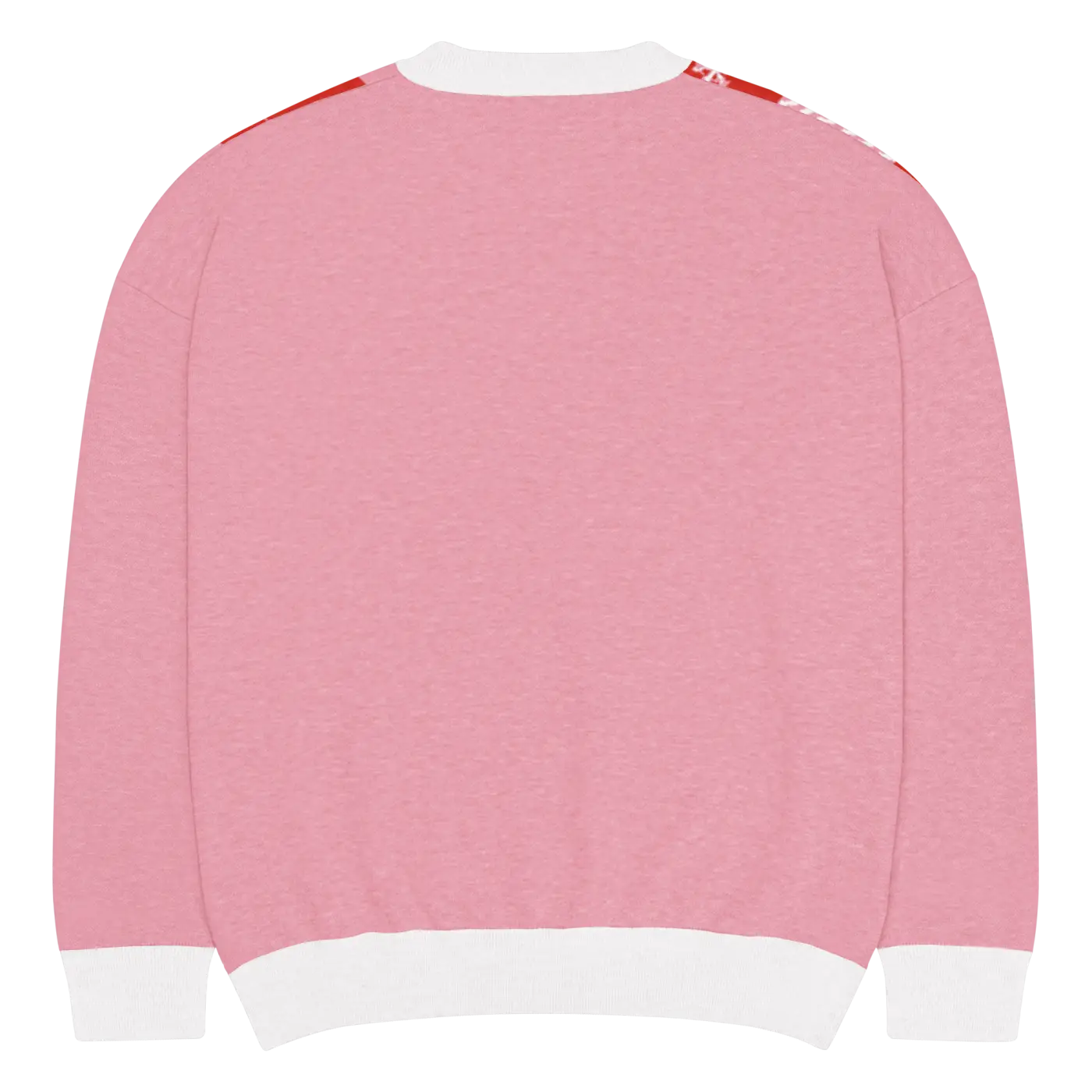 Red Buffalo Check Pattern Knitted Crew Sweater - DipaliZ