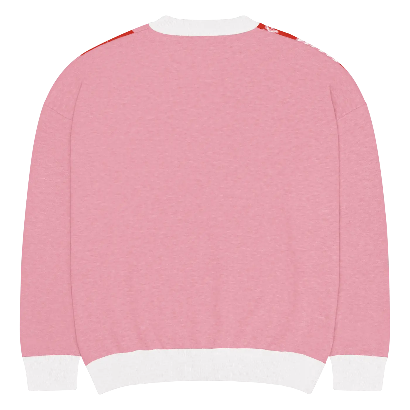 Red Buffalo Check Pattern Knitted Crew Sweater - DipaliZ