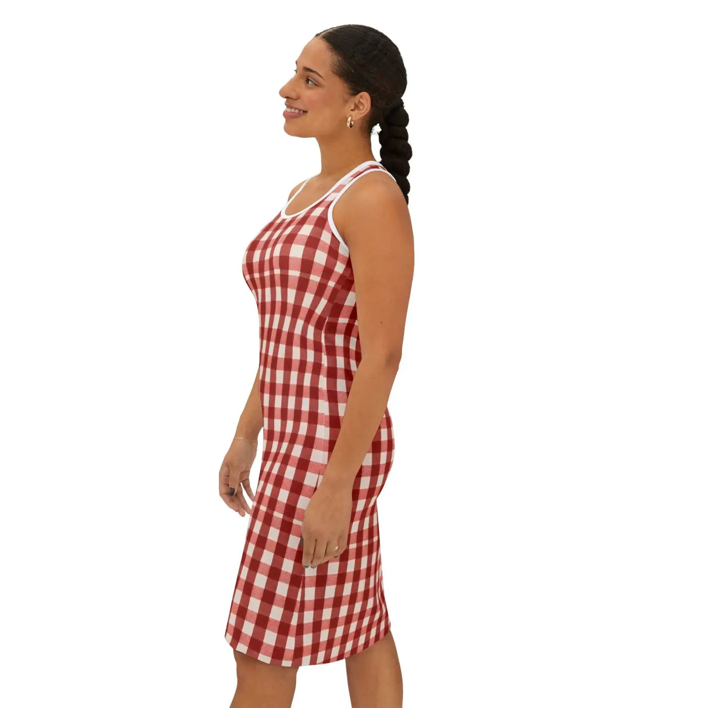 Women's Racerback Dress - Flattering High Cut Casual Summer - DipaliZ