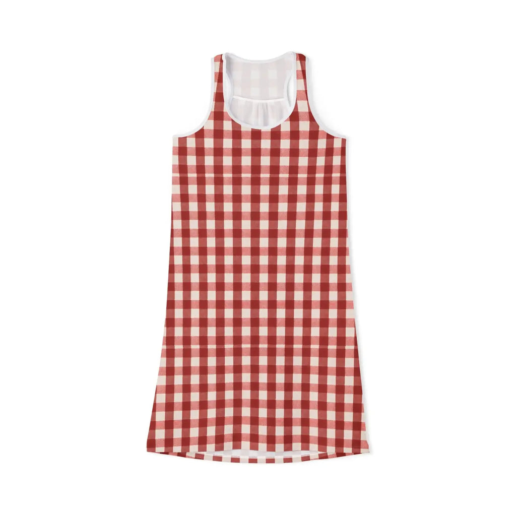 Women's Racerback Dress - Flattering High Cut Casual Summer - DipaliZ
