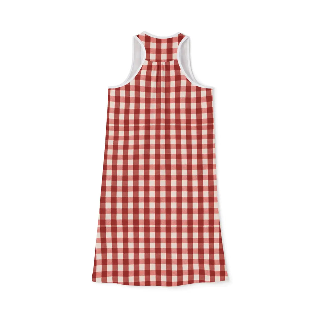 Women's Racerback Dress - Flattering High Cut Casual Summer - DipaliZ