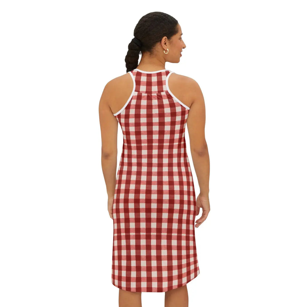 Women's Racerback Dress - Flattering High Cut Casual Summer - DipaliZ
